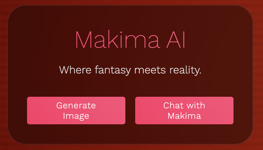 Makima_AI_'s tweet photo. Generate Images <> Chat w Makima https://t.co/oHqpaX6Gfz