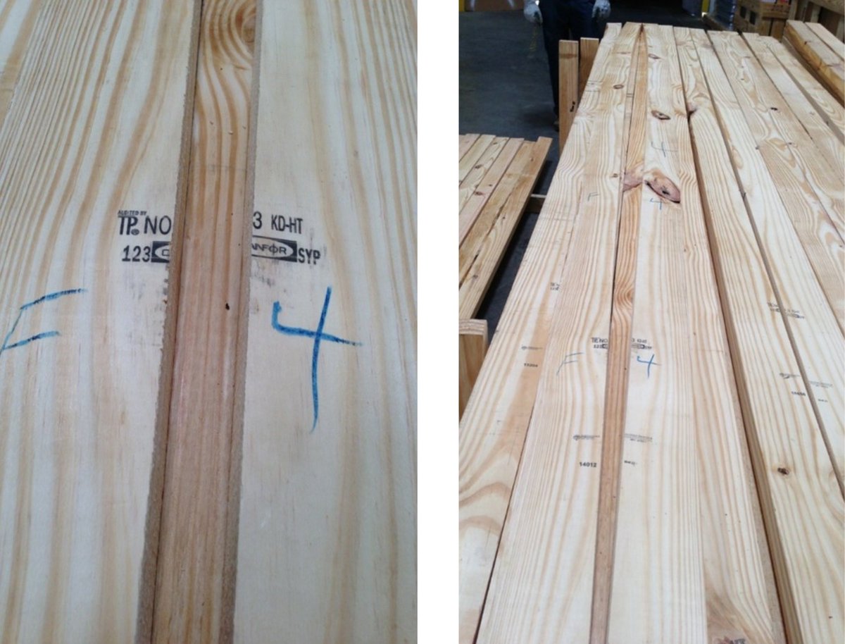 Ripping lumber is when lumber dealers will “rip” – or split in two – a piece of lumber to yield two boards from one. Learn more about this process and why it's not recommended 👉 ow.ly/ZCT550SY3iZ

#lumber #wood #southerpine #pine #forestproducts #rippinglumber