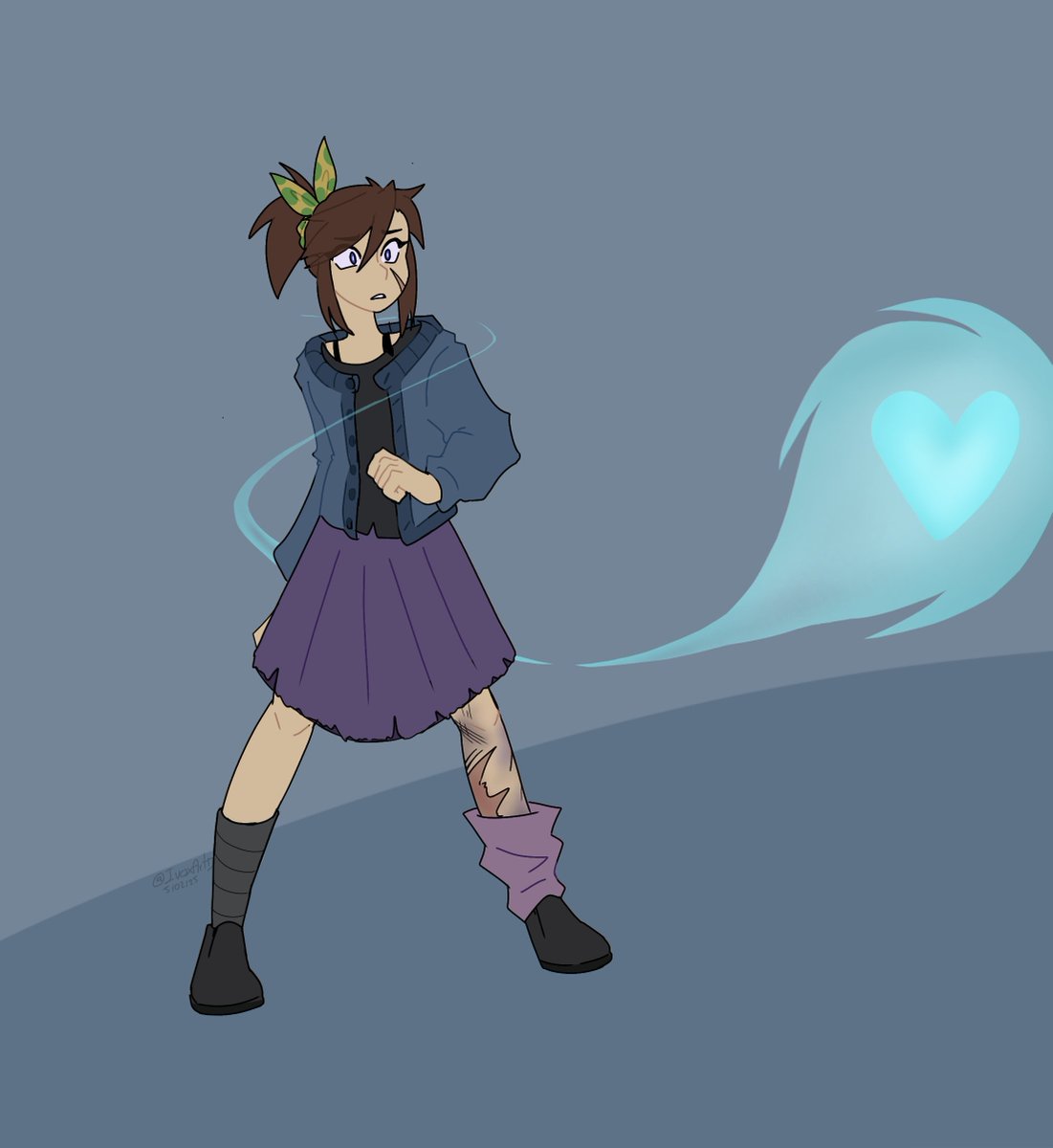 Wanna a race? Iris is escaping :)
¡¡Vote for Iris!! 💙✨