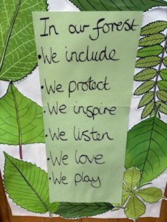 NectonFS's tweet image. Back in September our Forest Club came up with values  for our space. Today all these values were on display, particularly seeing the collaborative play to create one of the biggest and well thought out dens was wonderful to be a part of.