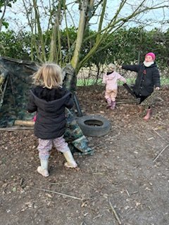 NectonFS's tweet image. Back in September our Forest Club came up with values  for our space. Today all these values were on display, particularly seeing the collaborative play to create one of the biggest and well thought out dens was wonderful to be a part of.