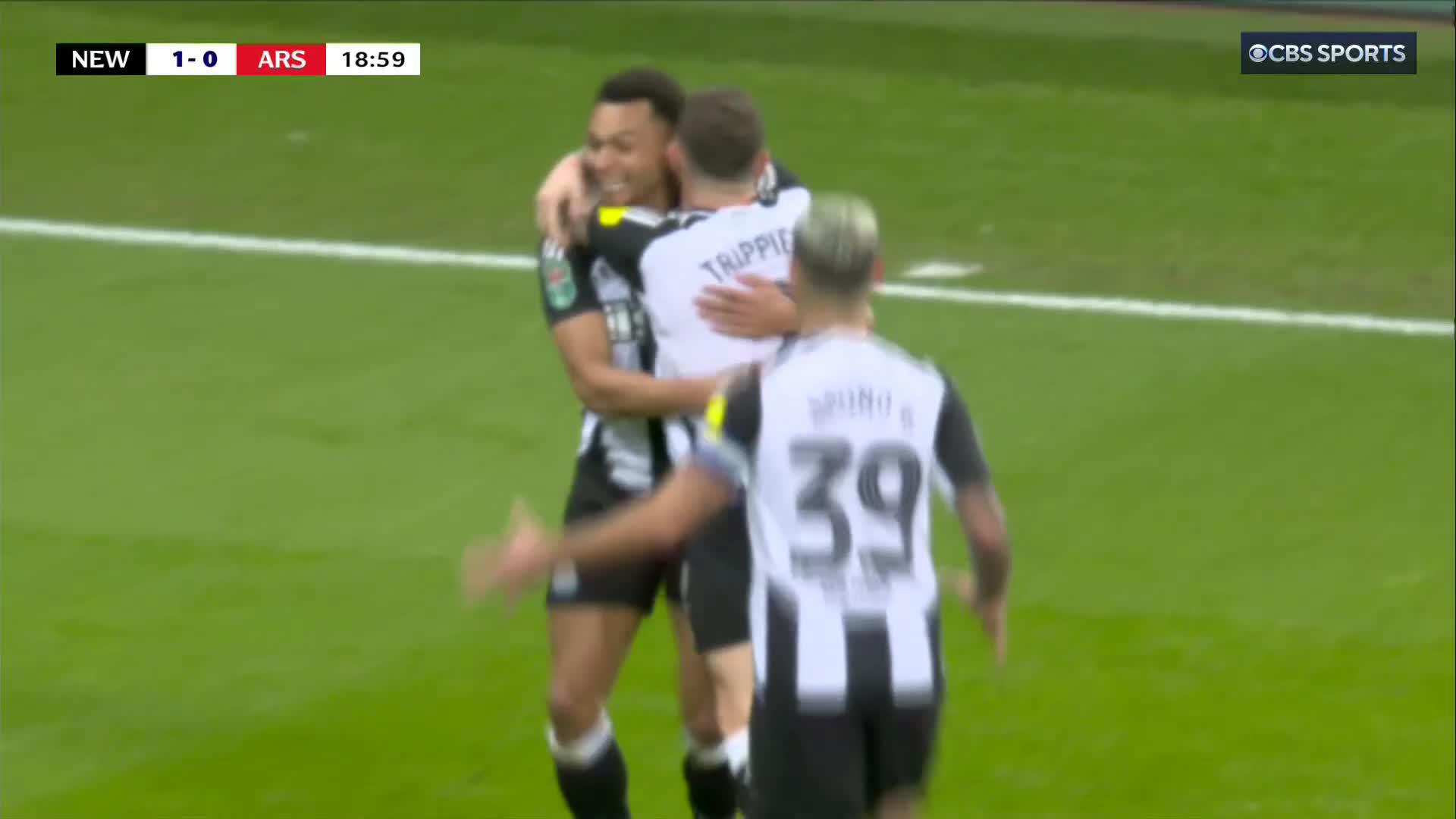 JACOB MURPHY PUTS NEWCASTLE 3-0 UP ON AGGREGATE AGAINST ARSENAL 🥵