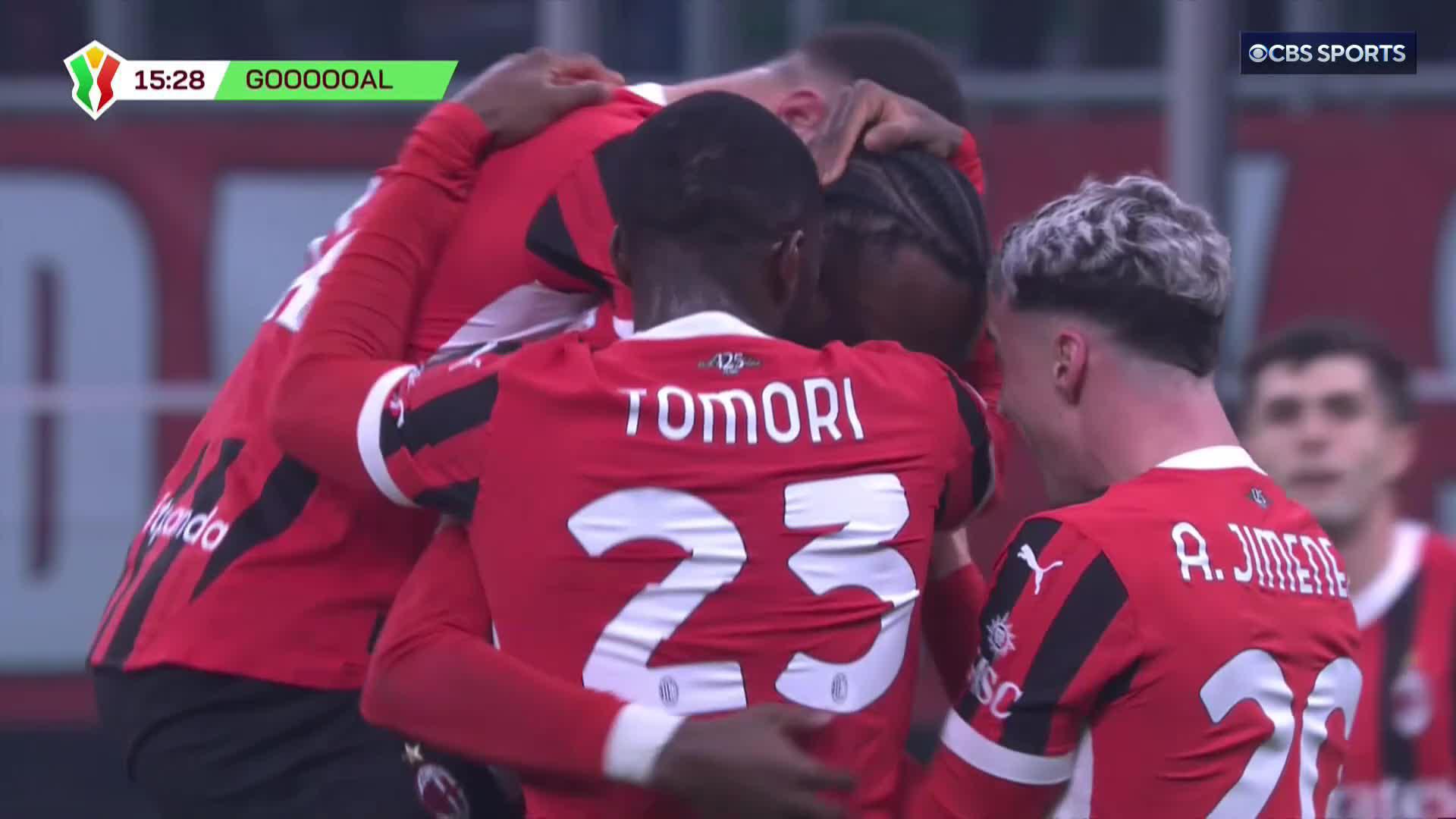 Theo Hernandez sets it up and Tammy Abraham gets UP with a nicely timed finish ☄️