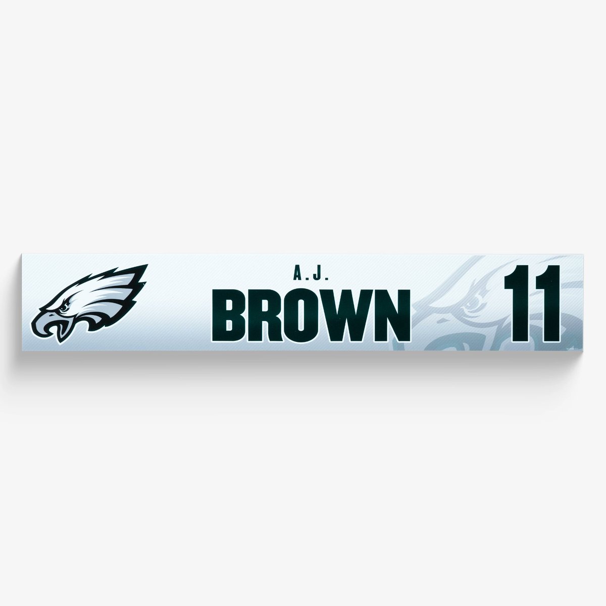 THE REALEST (@therealestcom) on Twitter photo 🚨 Up now for auction: Game-used locker nameplates from the <a href="/Eagles/">Philadelphia Eagles</a>' regular season home games against the Falcons and Commanders! 🚨
Game-used and collected straight from the locker room by TRuEST™ authenticators, these nameplates from Saquon Barkley, A.J. Brown, Devonta 🚨 Up now for auction: Game-used locker nameplates from the <a href="/Eagles/">Philadelphia Eagles</a>' regular season home games against the Falcons and Commanders! 🚨
Game-used and collected straight from the locker room by TRuEST™ authenticators, these nameplates from Saquon Barkley, A.J. Brown, Devonta