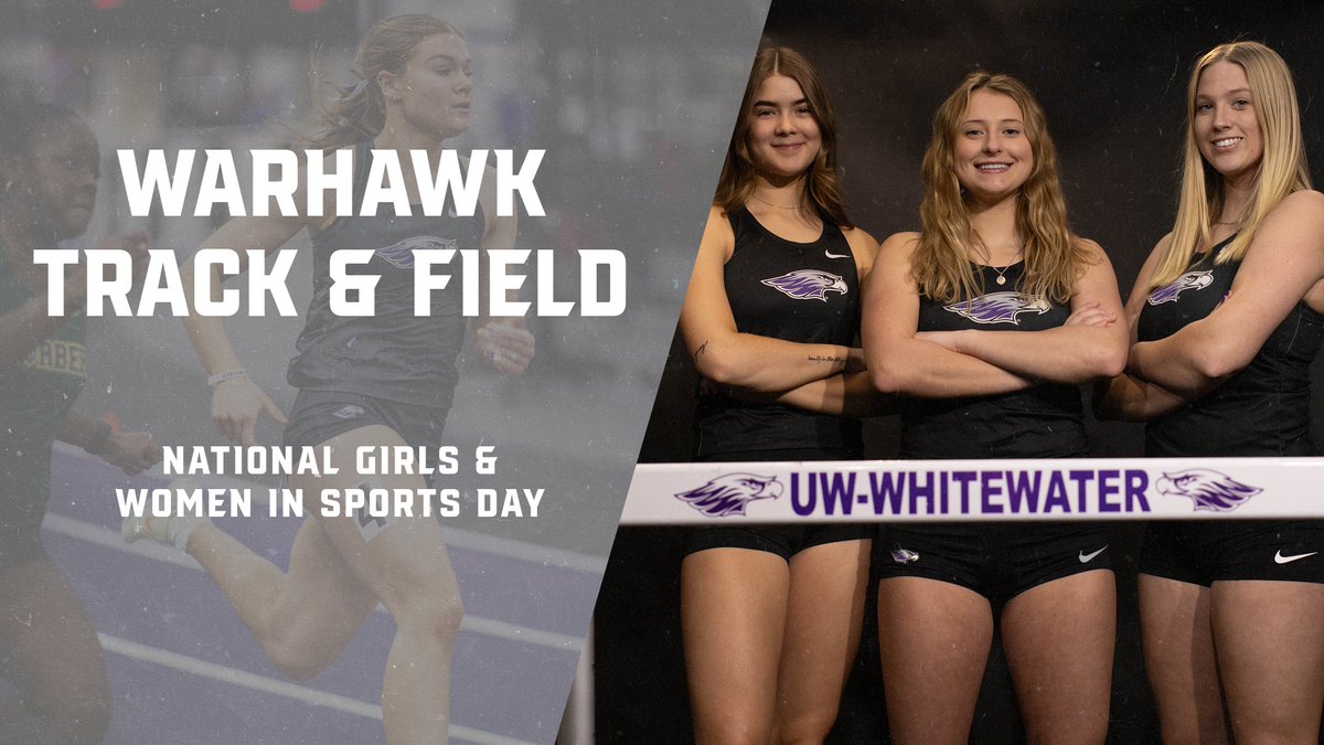 💜National Girls and Women in Sports Day💜

Today we celebrate opportunities for female athletes and the hard work, dedication, and remarkable contributions of Warhawk Women Track &amp; Field athletes both past and present! #WhyDIII #PoweredByTradition