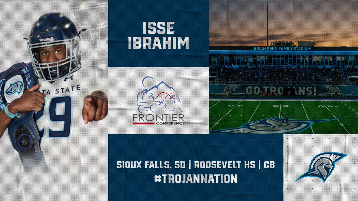 Welcome to the family!
Isse Ibrahim ( <a href="/IsseIbrahim21/">Isse Ibrahim</a> )
From:  Sioux Falls, SD
HS: Roosevelt HS
CB | 6’1 | 175
Film: buff.ly/40SpzaW