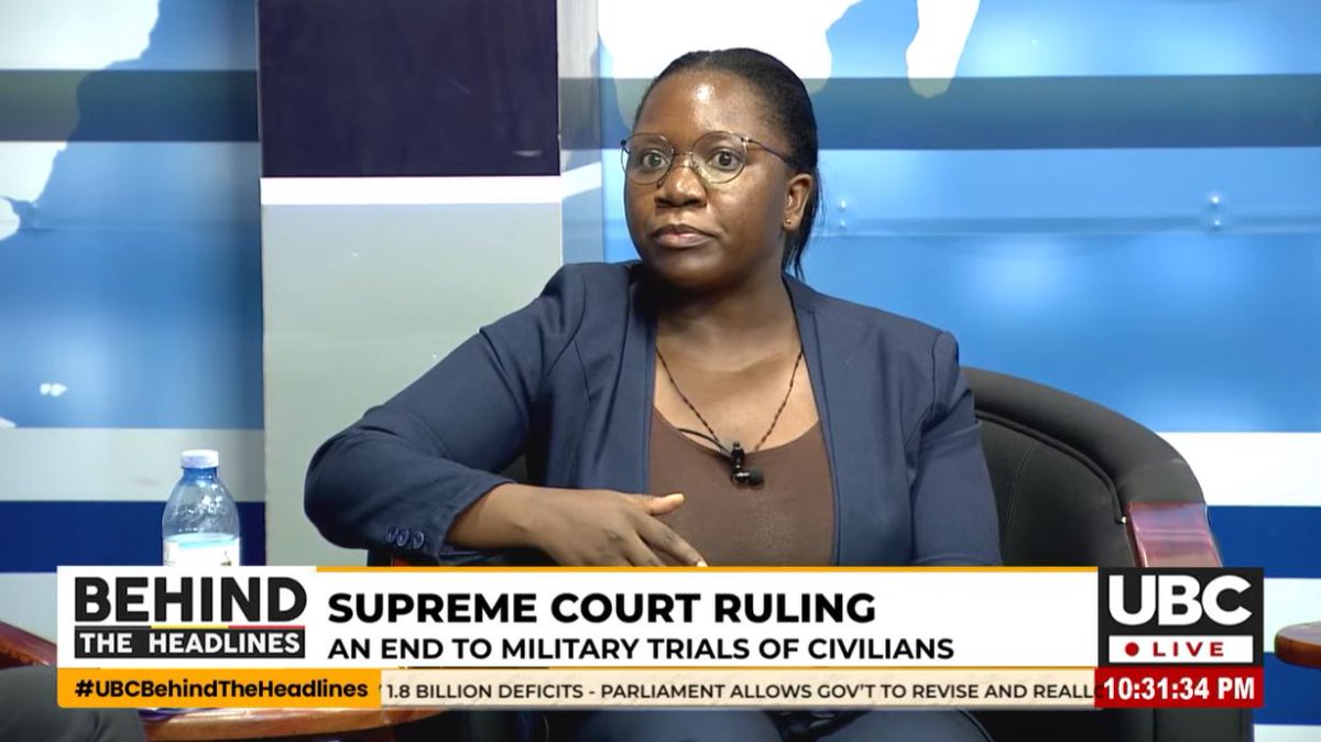 UBC UGANDA (@ubctvuganda) on Twitter photo I wouldn't say we celebrated too early; rather, we continue to see progress in our court's interpretation of our laws. We are on the right trajectory as the court also looks at times and what they demand -
<a href="/HellenNdagire3/">Hellen Juliana Ndagire</a>
#ubcbehindtheheadlines I wouldn't say we celebrated too early; rather, we continue to see progress in our court's interpretation of our laws. We are on the right trajectory as the court also looks at times and what they demand -
<a href="/HellenNdagire3/">Hellen Juliana Ndagire</a>
#ubcbehindtheheadlines