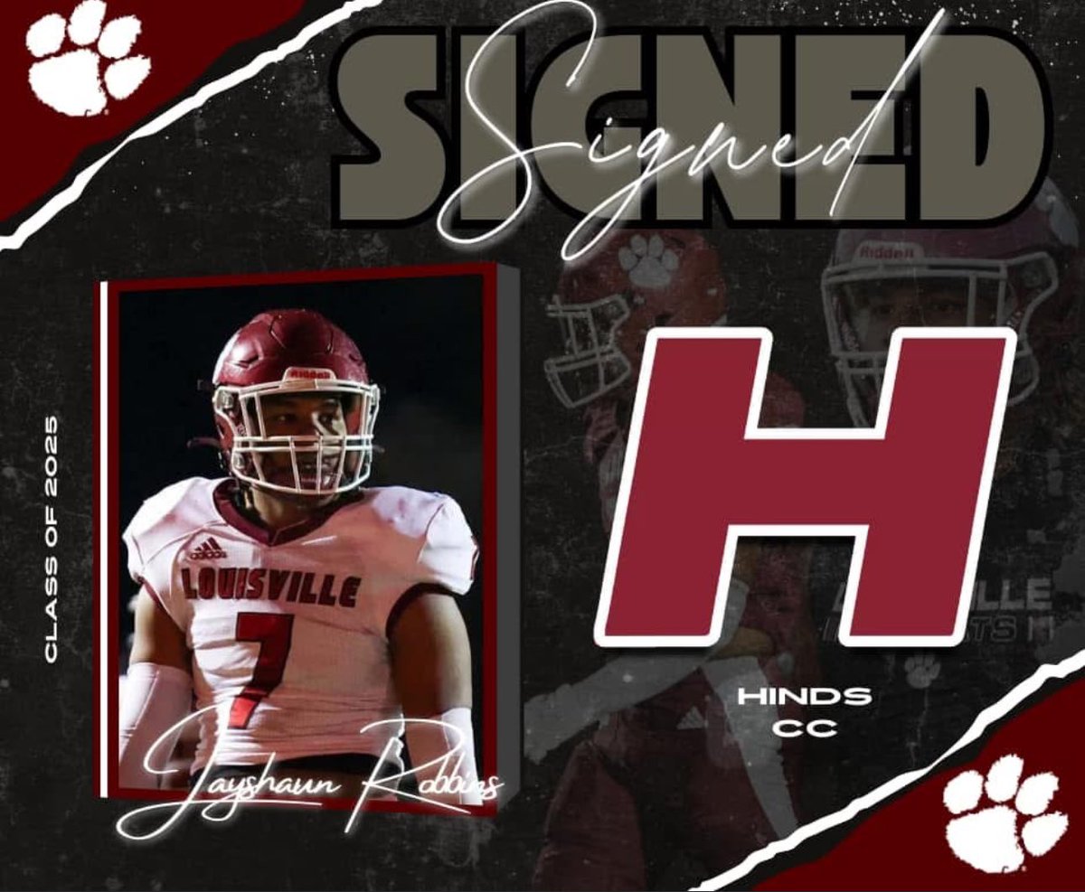 ✍🏽 <a href="/LHSWildcats_FB/">Louisville HS Football</a> <a href="/HindsCC_FB/">Hinds CC Football</a>