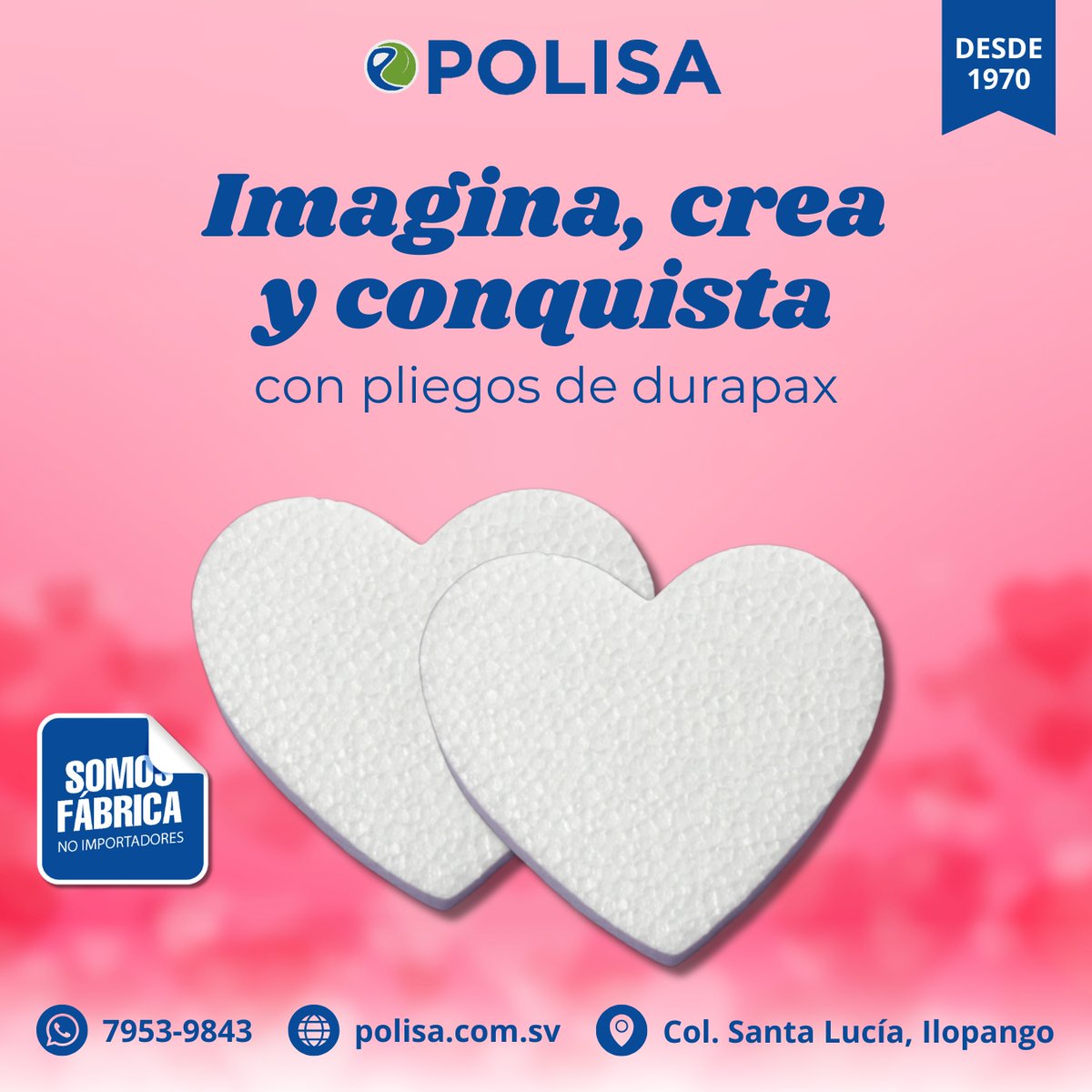 PolisaSV's tweet photo. Si se te acabaron las opciones para este #SanValentin, emprende con #FigurasDeDurapax. 

Se acerca la fecha y debes contar los materiales adecuados: fáciles de manejar, económicos y podrás diseñar detalles únicos que enamorarán a tus clientes. https://t.co/3mX8zIYS8K