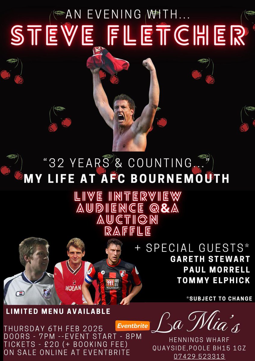 Looking forward to seeing some old and maybe new faces tomorrow evening 
🙏🏽⚽️💪🏽🍒