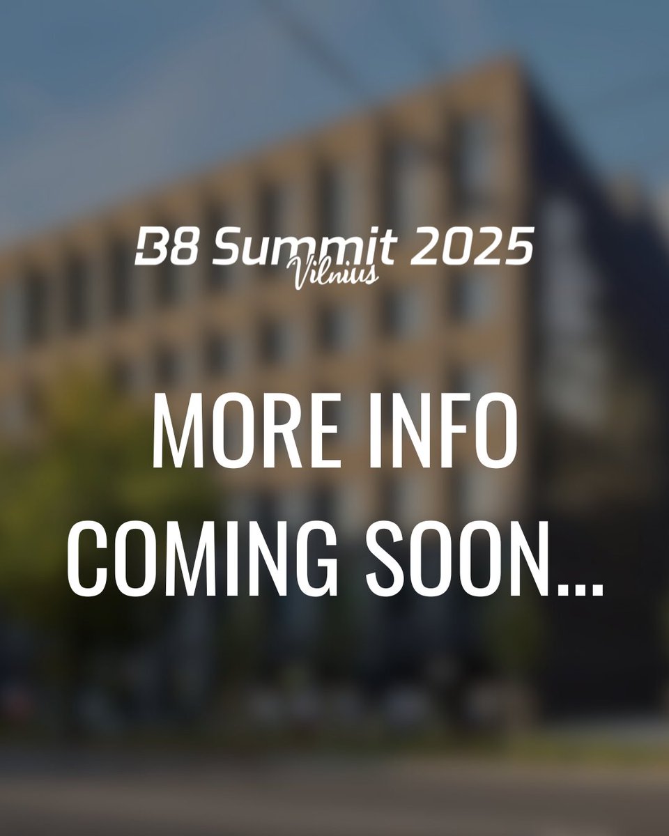 B8summit's tweet image. Something exciting is on the horizon! ๐๐ฅ More info dropping soon. Stay tuned! ๐