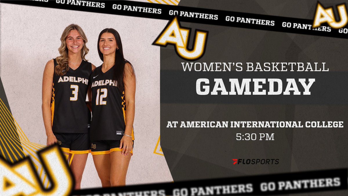 Adelphi Women’s Basketball (@adelphiwbb) on Twitter photo Looking to string a pair of wins together 🧵
We hope you’ll join us along the way ⬇️
📍: Springfield, Mass.
🆚: <a href="/AICWBB/">AICWomens Basketball</a>
🕠: 5:30 PM
📺: bit.ly/4hN8Z2H
📊: bit.ly/3UQxSSf
#PawsUp🐾 Looking to string a pair of wins together 🧵
We hope you’ll join us along the way ⬇️
📍: Springfield, Mass.
🆚: <a href="/AICWBB/">AICWomens Basketball</a>
🕠: 5:30 PM
📺: bit.ly/4hN8Z2H
📊: bit.ly/3UQxSSf
#PawsUp🐾