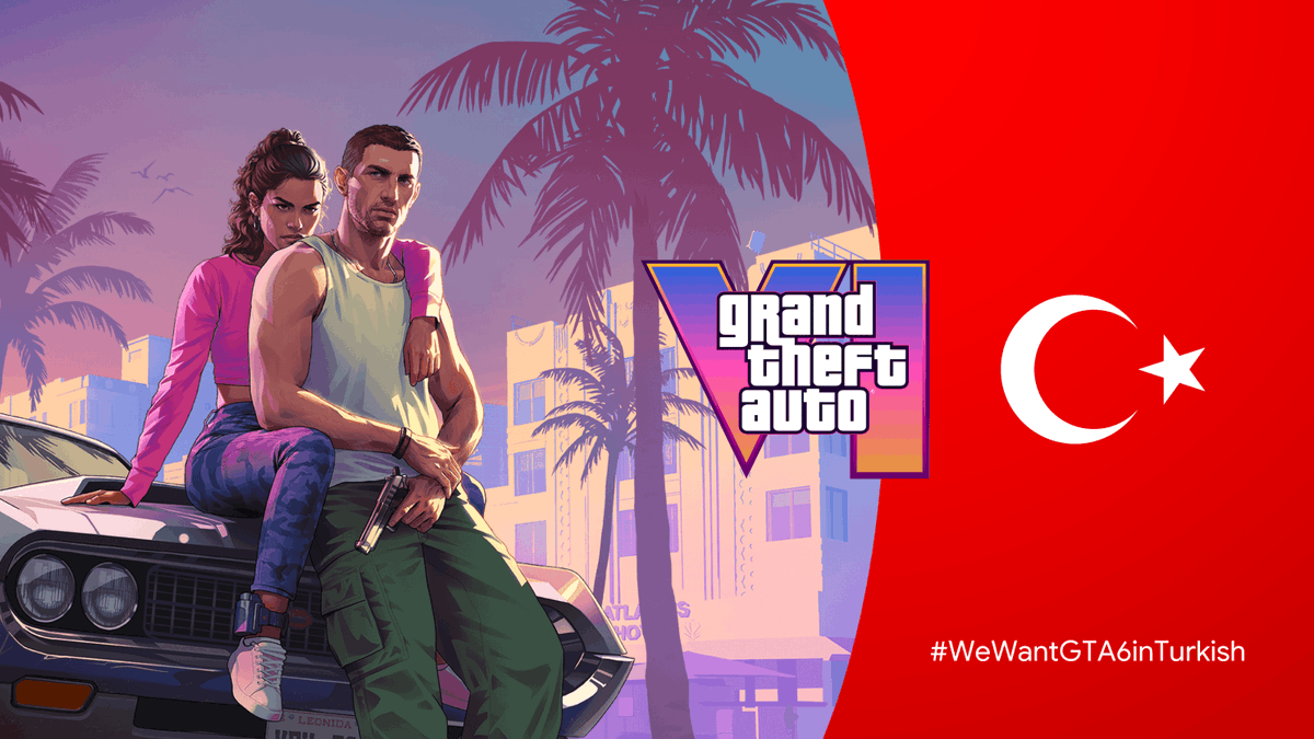 dynamicbrocom's tweet photo. GTA 6'nın Türkçe dil desteği konusunda atılan bu kapsamlı adımda @rockstarturk'ün kampanyasını destekliyoruz. 🇹🇷

#WeWantGTA6inTurkish etiketiyle desteğini göstermeyi unutma!

@RockstarGames #GTA6
https://t.co/HPJAPYRDRZ https://t.co/kbtsxZi5QJ