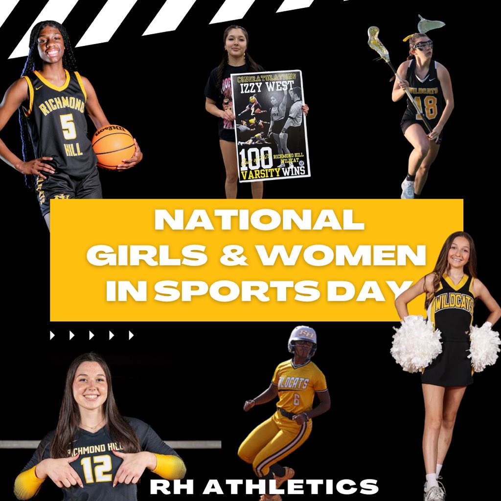 Richmond Hill Wildcats Athletics (@athletics_rhhs) on Twitter photo 🏃♀️🏋️♀️ NGWSD is TODAY! 🏃♀️🏋️♀️
We are celebrating the 50th anniversary of the National Girls & Women in Sports Day TODAY at 5:30 in the East gym!
Enjoy this video produced by <a href="/RHHSProductions/">Richmond Hill Productions</a> for NGWSD 💛
drive.google.com/file/d/1Iere0u… 🏃♀️🏋️♀️ NGWSD is TODAY! 🏃♀️🏋️♀️
We are celebrating the 50th anniversary of the National Girls & Women in Sports Day TODAY at 5:30 in the East gym!
Enjoy this video produced by <a href="/RHHSProductions/">Richmond Hill Productions</a> for NGWSD 💛
drive.google.com/file/d/1Iere0u…