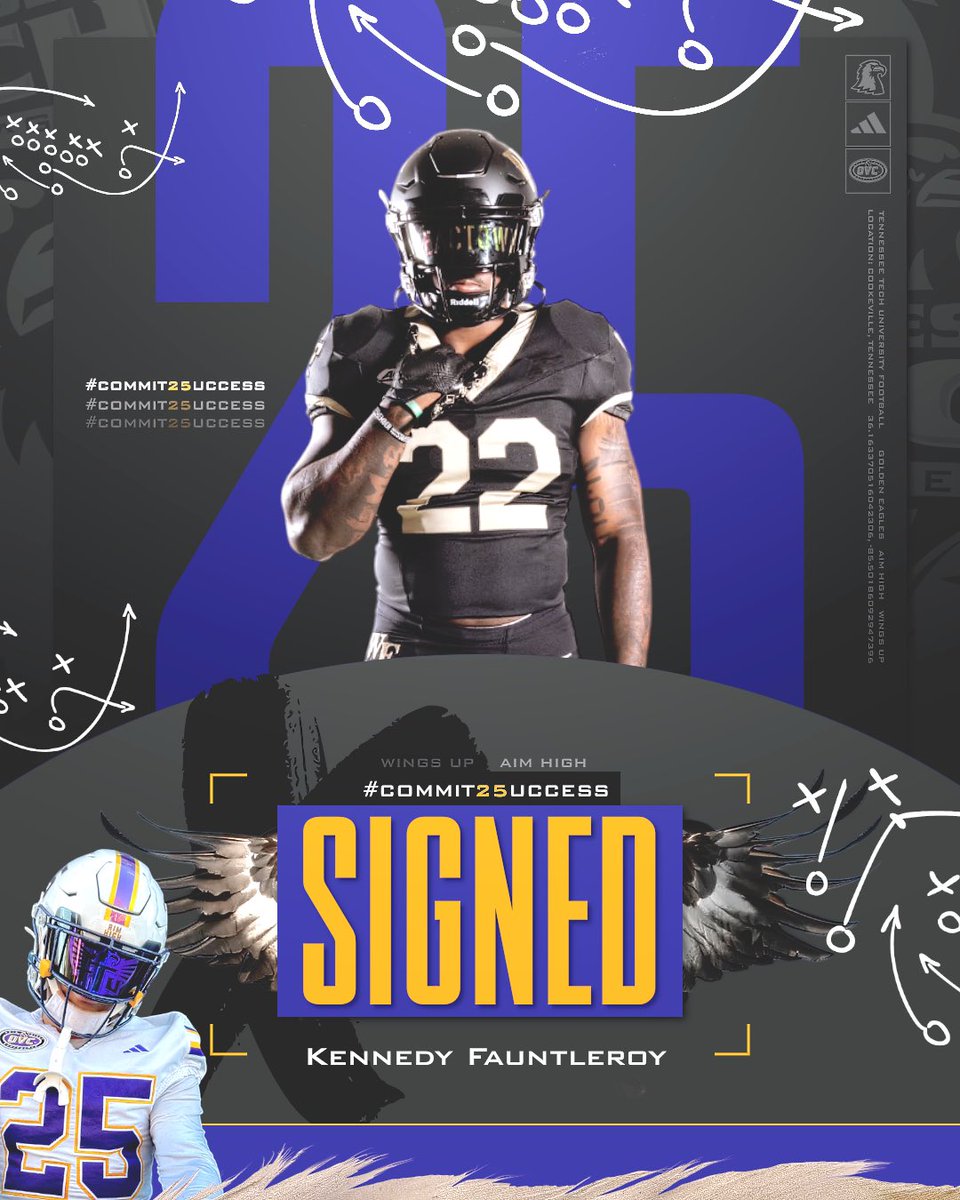 TNTechFootball's tweet photo. WELCOME TO THE GOLDEN EAGLE FAMILY @_00n1 π¦
π₯
#COMMIT25UCCESS
#AimHigh | #WingsUp https://t.co/IVzJTtmTJQ