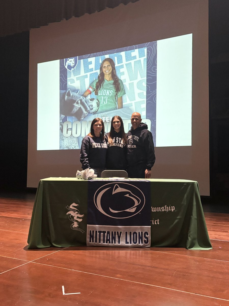 Congratulations to SF senior Mia Patel for continuing her academic and athletic careers at Penn State Behrend.  #SFLionPride