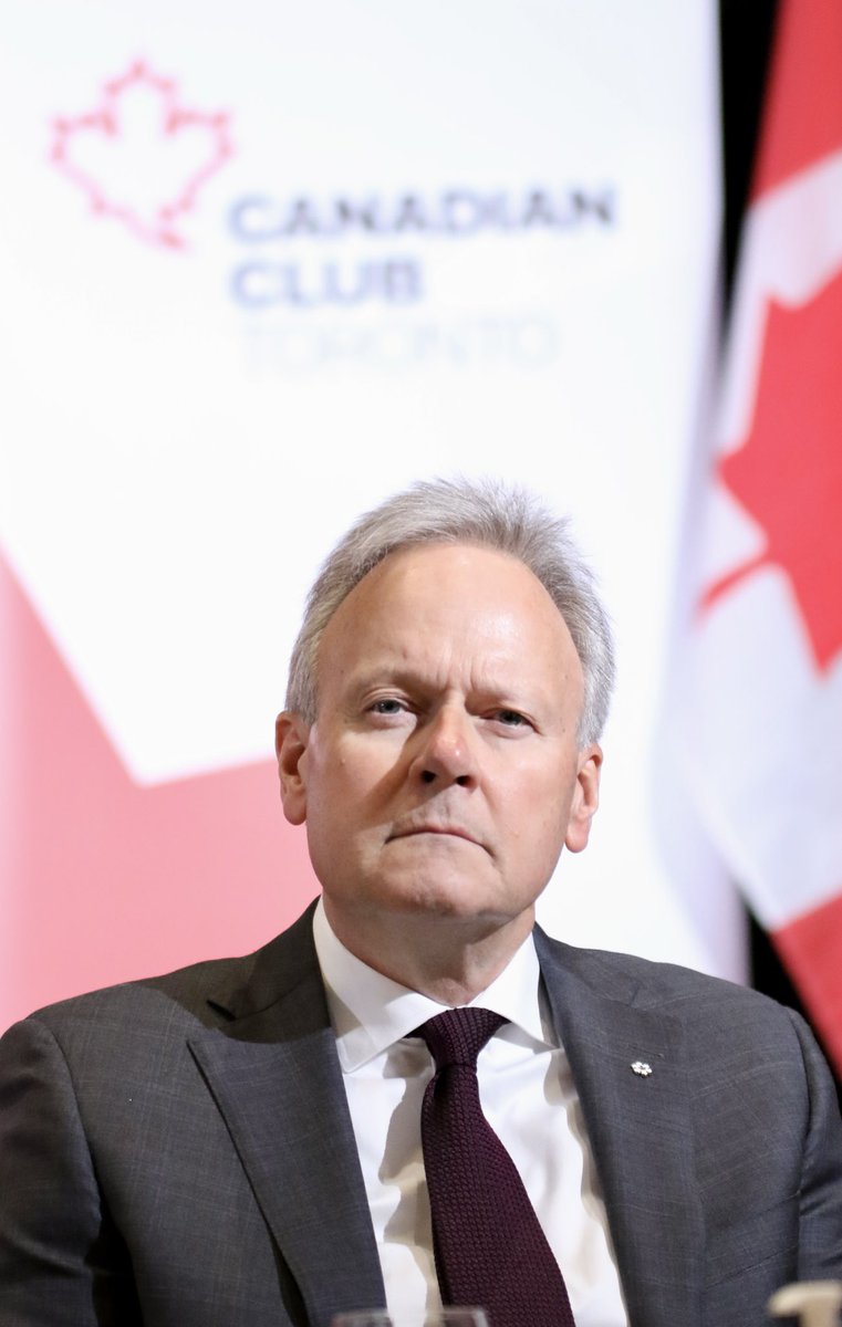 ⁦<a href="/CdnClubTO/">Canadian Club Toronto</a>⁩ with former Governor of the Bank of Canada ⁦Stephen Poloz <a href="/osler_law/">Osler, Hoskin & Harcourt LLP</a> after his statement in conversation with David Forestell ⁦<a href="/TCEnergy/">TC Energy</a>⁩ and sponsored by ⁦<a href="/crestview_strat/">Crestview Strategy</a>⁩