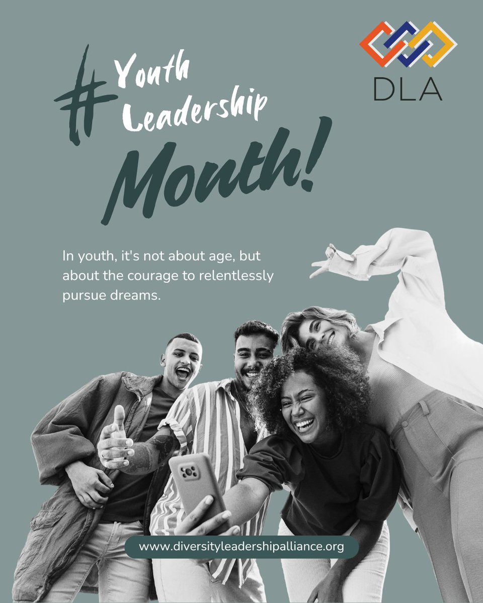 DLA_Diversity's tweet photo. February is Youth Leadership Month! 🌟 At the Diversity Leadership Alliance, our Youth Leadership Academy is shaping the future of workplace #DEI. Empowering the next generation of leaders to drive change and foster inclusion in every space. Learn more: https://t.co/yTGasHwKlv https://t.co/uz1F9gq5Dr