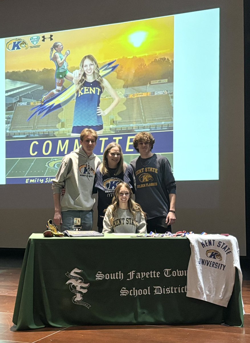 Congratulations to SF senior Emily Sinton for continuing her academic and athletic careers at at Kent State University.  #SFLionPride