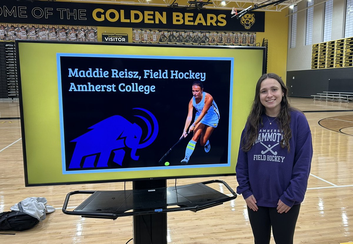 UA Field Hockey (@uafield) on Twitter photo Congratulations, Maddie Reisz! We’re so happy for and proud of you! Thanks for all the hard work, dedication, and leadership you brought to our program. We know they’ll serve you well with <a href="/AmherstFH/">Amherst Field Hockey</a>. Go be mammoth! #nationalsigningday <a href="/UA_Schools/">UA Schools</a> <a href="/UAHSAthletics/">uahsathletics</a> <a href="/dp_dispatch/">Dave Purpura</a> Congratulations, Maddie Reisz! We’re so happy for and proud of you! Thanks for all the hard work, dedication, and leadership you brought to our program. We know they’ll serve you well with <a href="/AmherstFH/">Amherst Field Hockey</a>. Go be mammoth! #nationalsigningday <a href="/UA_Schools/">UA Schools</a> <a href="/UAHSAthletics/">uahsathletics</a> <a href="/dp_dispatch/">Dave Purpura</a>