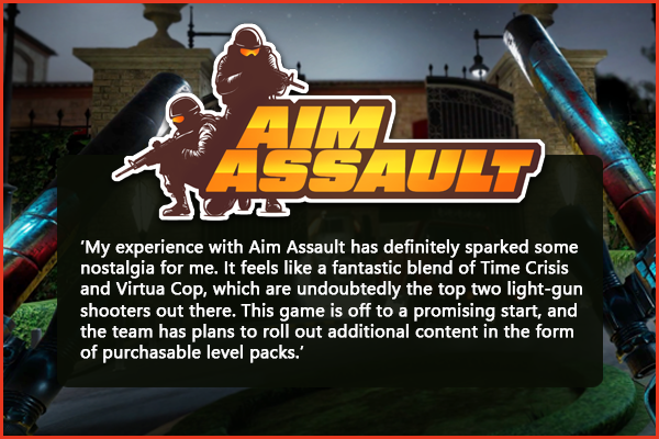 virtual_grip's tweet photo. Aim Assault (PCVR) Full Preview: https://t.co/uBBot3CNO0
#AimAssault #VR #PCVR https://t.co/1usR2EOHzP