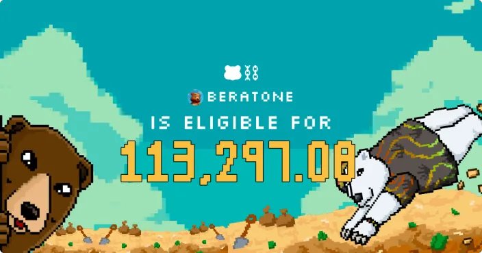 Happy Mainnet Eve to those that celebrate! 🐻⛓️

🎺 Our Sailcloth holders are included in the "ecosystem NFT" airdrop from <a href="/berachain/">Berachain Foundation 🐻⛓</a>! Be sure to check your wallets and claim tomorrow when mainnet goes live.
The snapshot was taken January 14th.

BeraTone will receive 113,297.08