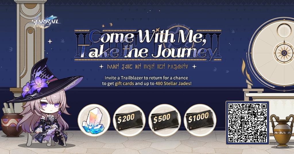 HamboneX2's tweet photo. Invite returning Trailblazers to link up with your invitation code and log into the game to win Stellar Jades, gift cards, and other surprise rewards https://t.co/ZyoE2EQEUy