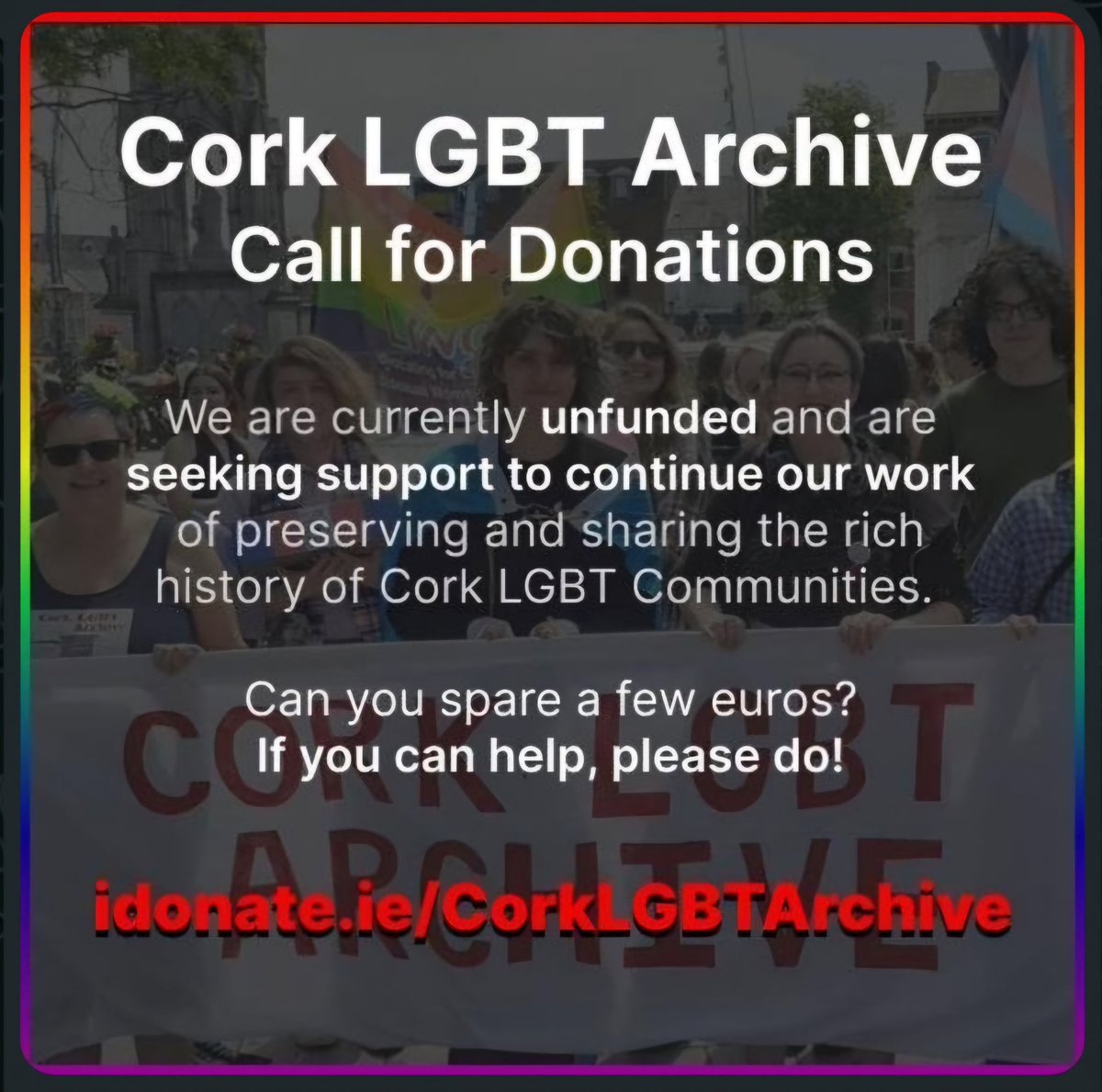 Successfully setting up the online  corklgbtarchive.com &amp; the physical Archive  (with Cork Public Museum) is a significant achievement 👏👏👏 - well worth supporting to continue this wonderful work! 👍 #LGBTQ #CORK #LGBTQIA <a href="/LGBTHM/">LGBT+ History Month 🏳️‍🌈🏳️‍⚧️</a>