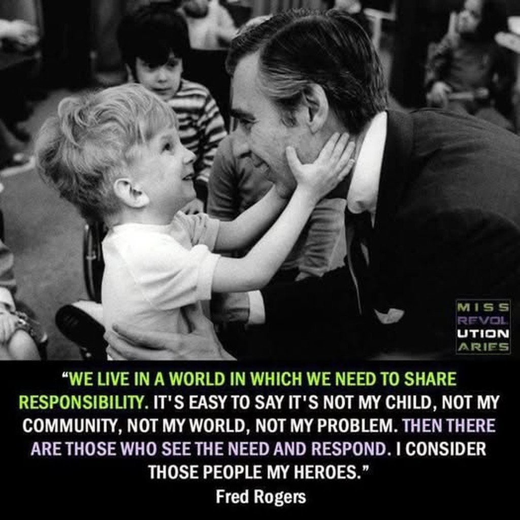DarinRMcClure's tweet image. #MrRogers