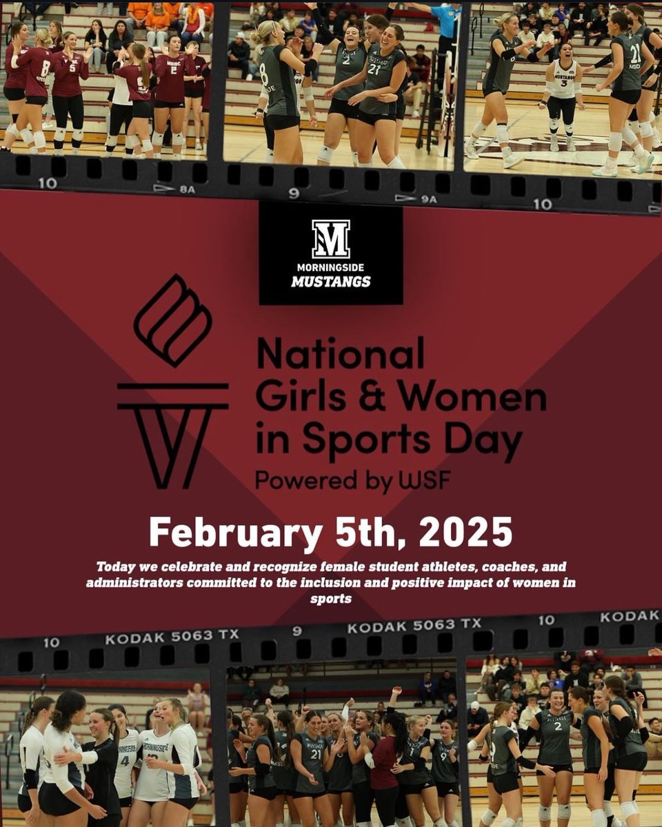 Today we celebrate National Girls and Women in Sports Day! We recognize female student athletes, coaches, and administrators committed to the inclusion and positive impact of women in sports! #RollStangs #MsideProud
