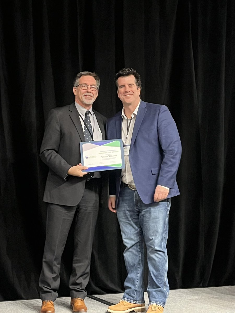 Former <a href="/canterraseeds/">CANTERRA SEEDS</a> CEO and <a href="/Seeds_Canada/">Seeds Canada</a> member and friend <a href="/CANTERRADavid/">David Hansen</a> accepts the Honorary Life Award from <a href="/abcseedgrowers/">Alberta-British Columbia Seed Growers</a>