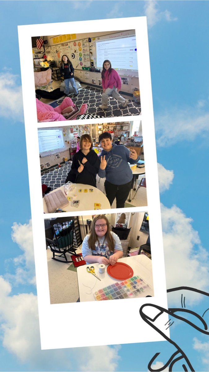 Inspired by neighboring districts, today in ELA was a mental health reset &amp; we participated in Global Play Day! We took a break from traditional academics &amp;worked on SEL skills via board games, art, and creative projects, plus no screens! ❤️👏#mentalhealthmatters #weRBeach