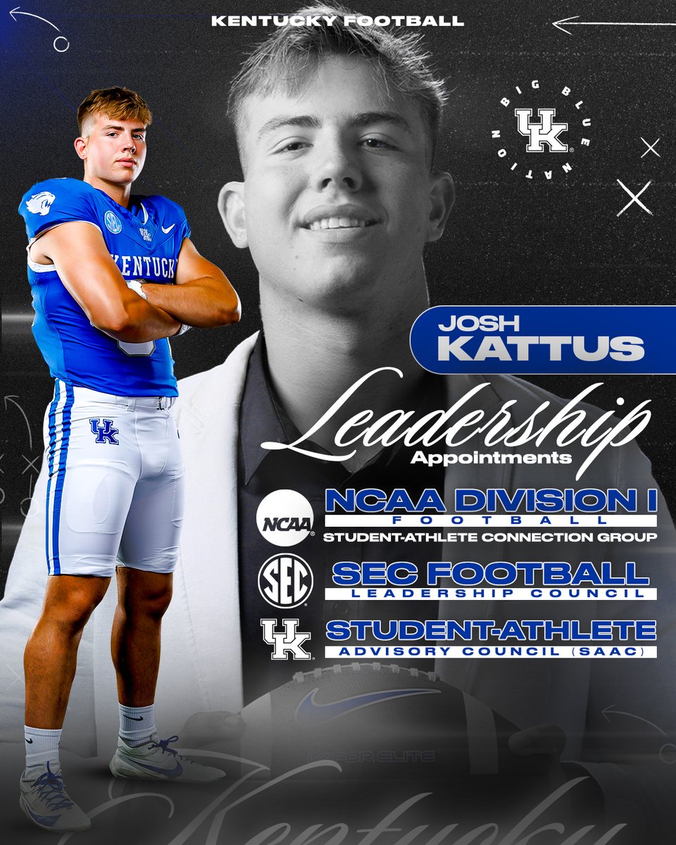 A leader everywhere he goes.

📰🔗 - ukathletics.com/news/2025/02/0…