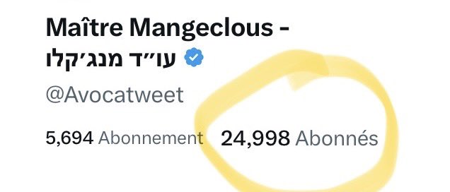 Maître Mangeclous - עו״ד מנג׳קלו tweet media