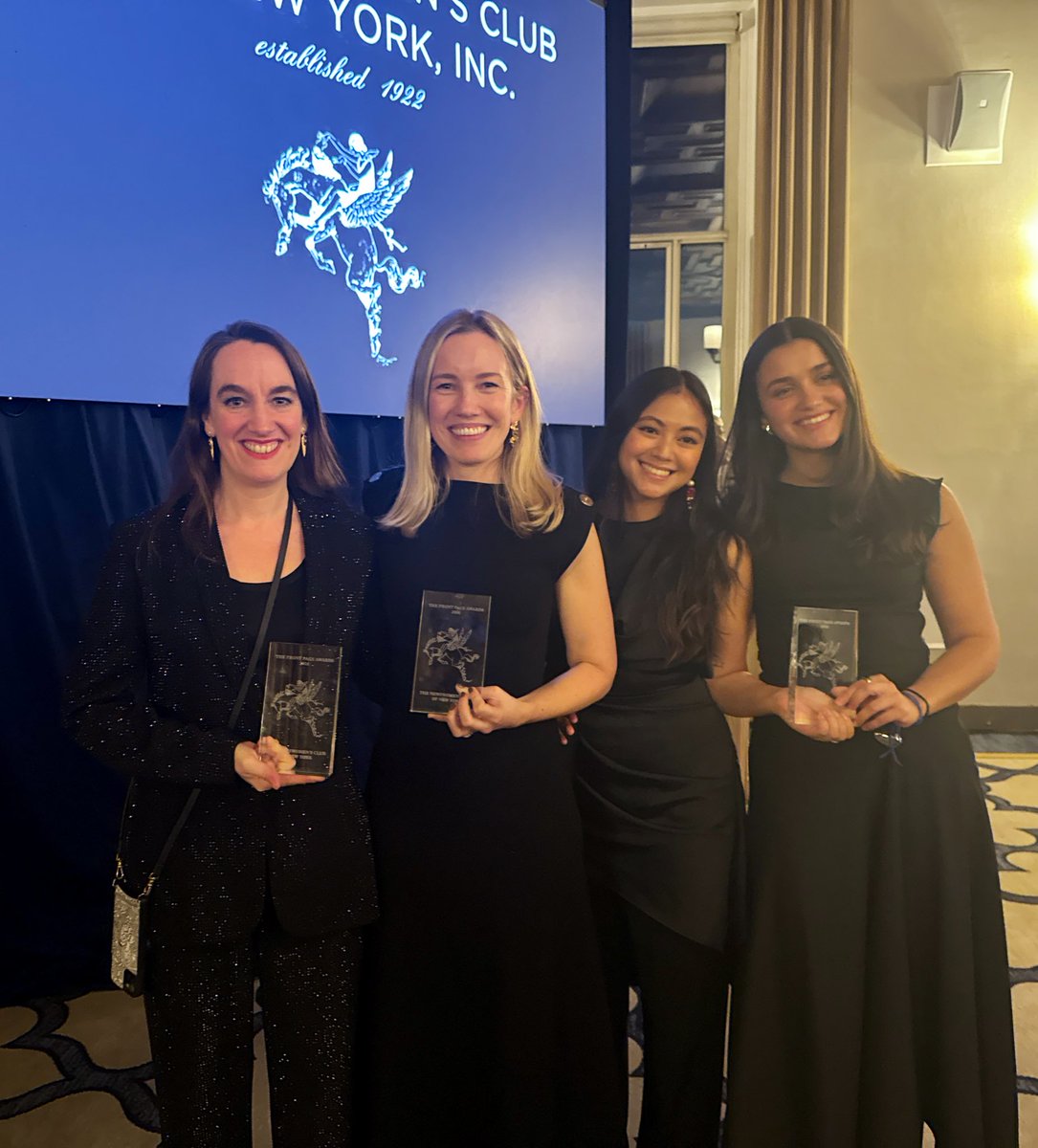 Katia Porzecanski (@katiaporzo) on Twitter photo Incredibly proud of our <a href="/NYNewswomen/">NYNewswomen</a> winners, <a href="/KatrinaManson/">Katrina Manson</a> <a href="/avabmorrison/">Ava Benny-Morrison</a> <a href="/PaulinaCachero/">Paulina Cachero</a> <a href="/franmagliones/">Francesca Maglione</a>, and the incredible work they’ve been recognized for! Incredibly proud of our <a href="/NYNewswomen/">NYNewswomen</a> winners, <a href="/KatrinaManson/">Katrina Manson</a> <a href="/avabmorrison/">Ava Benny-Morrison</a> <a href="/PaulinaCachero/">Paulina Cachero</a> <a href="/franmagliones/">Francesca Maglione</a>, and the incredible work they’ve been recognized for!