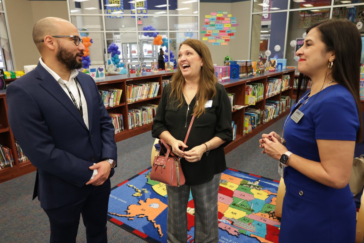 Big thanks to McNeill Elementary for welcoming <a href="/US_PREP/">US PREP</a> during their Houston tour! We're inspired by the work your staff is doing with @UHVictoria resident teachers!