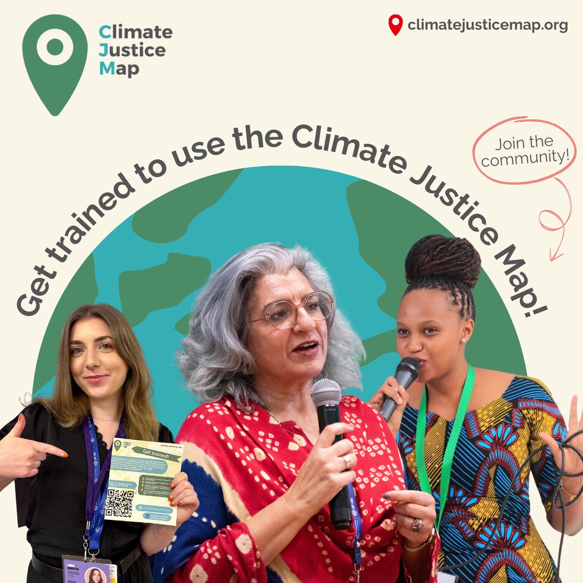 Climate Justice Resilience Fund (@cjrfund) on Twitter photo 🌍 Discover the #ClimateJusticeMap with <a href="/farhanaclimate/">Farhana Yamin (she/her)</a> & <a href="/KivuyoLaurel/">Laurel Kivuyo</a>—mapping 1,600+ orgs leading climate action in the Global South.
✅ Navigate the map
✅ Add your org
✅ Be a CJ Map Champion
🗓️ Feb 19 | 10 AM GMT-5
📝 lu.ma/pmk33n30 🌍 Discover the #ClimateJusticeMap with <a href="/farhanaclimate/">Farhana Yamin (she/her)</a> & <a href="/KivuyoLaurel/">Laurel Kivuyo</a>—mapping 1,600+ orgs leading climate action in the Global South.
✅ Navigate the map
✅ Add your org
✅ Be a CJ Map Champion
🗓️ Feb 19 | 10 AM GMT-5
📝 lu.ma/pmk33n30