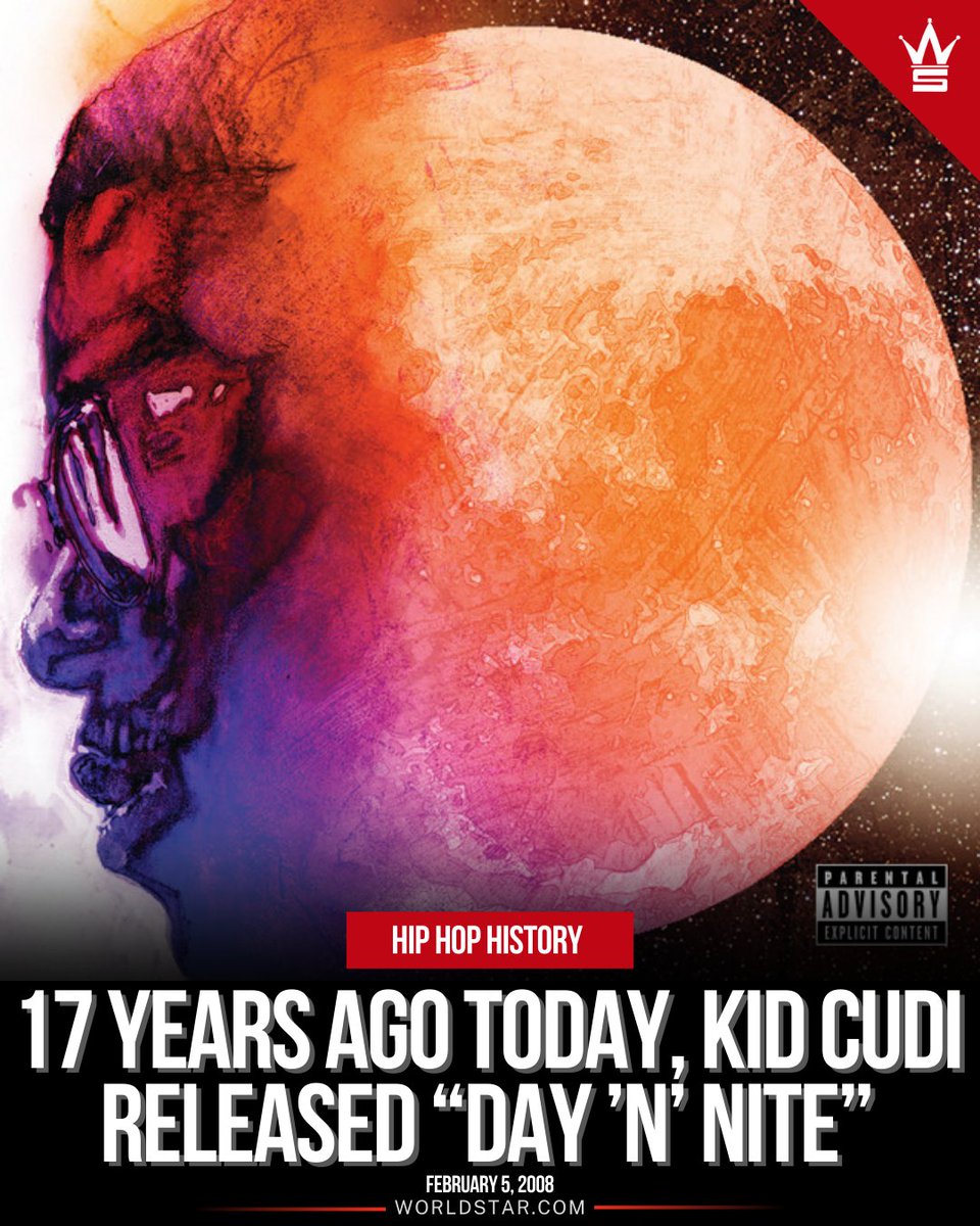 WORLDSTAR's tweet photo. #KidCudi's "Day 'N' Nite" was released 17 years ago today! 💿 🎶 https://t.co/ak9m6xxXbu