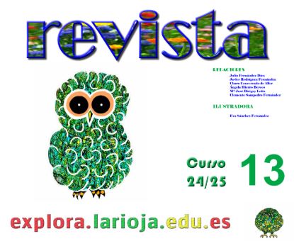 Nuestra revista nº 13 del curso 24/25 Nuevas actividades de Pi, Leo, Feli, Tecla, Jake, Chispa y Lug, curiosidades y lecturas de temas riojanos. drive.google.com/file/d/1BYeuUC…