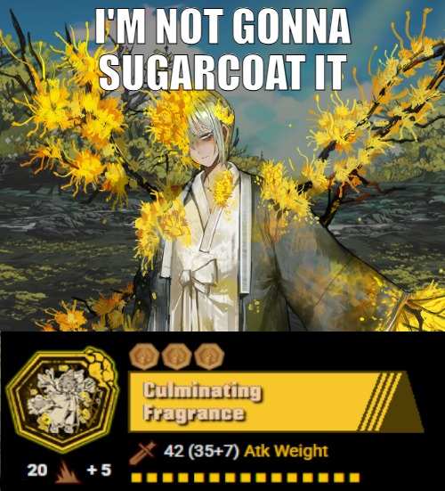 Bloom, Spicebush.

We have to filter someone once more.