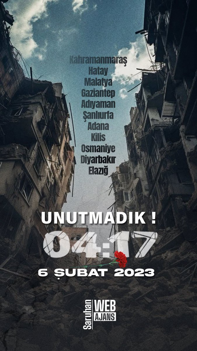 6 Şubat 2023: Unutmadık, Unutmayacağız

Türkiye, iki yıl önce tarihin en büyük felaketlerinden birini yaşadı. Kahramanmaraş merkezli depremler, on binlerce canımızı aldı, milyonlarca insanın hayatını kökten değiştirdi. Acımız hâlâ taze, kayıplarımız hâlâ yüreğimizde.

Bugün,