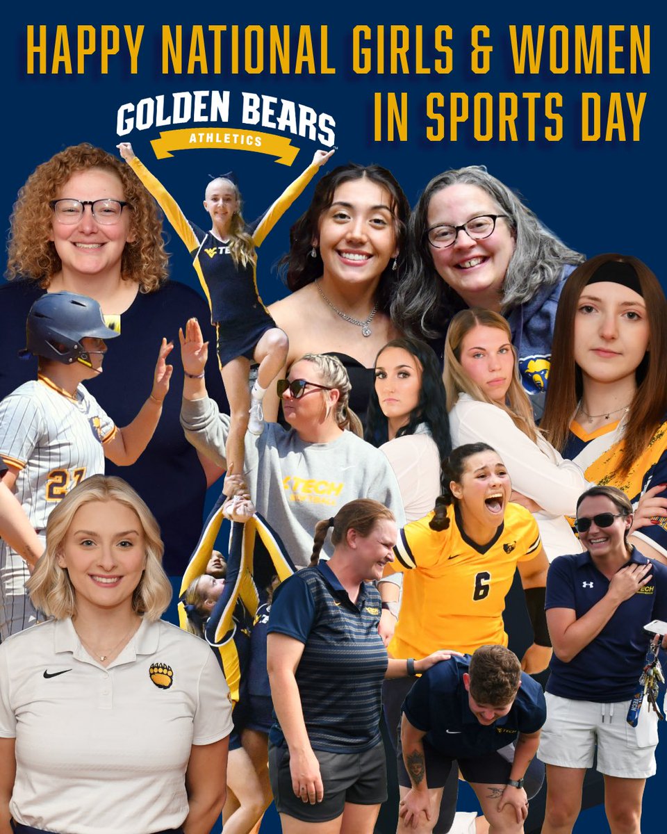Today we celebrate our amazing Golden Bears for National Girls and Women in Sports Day!