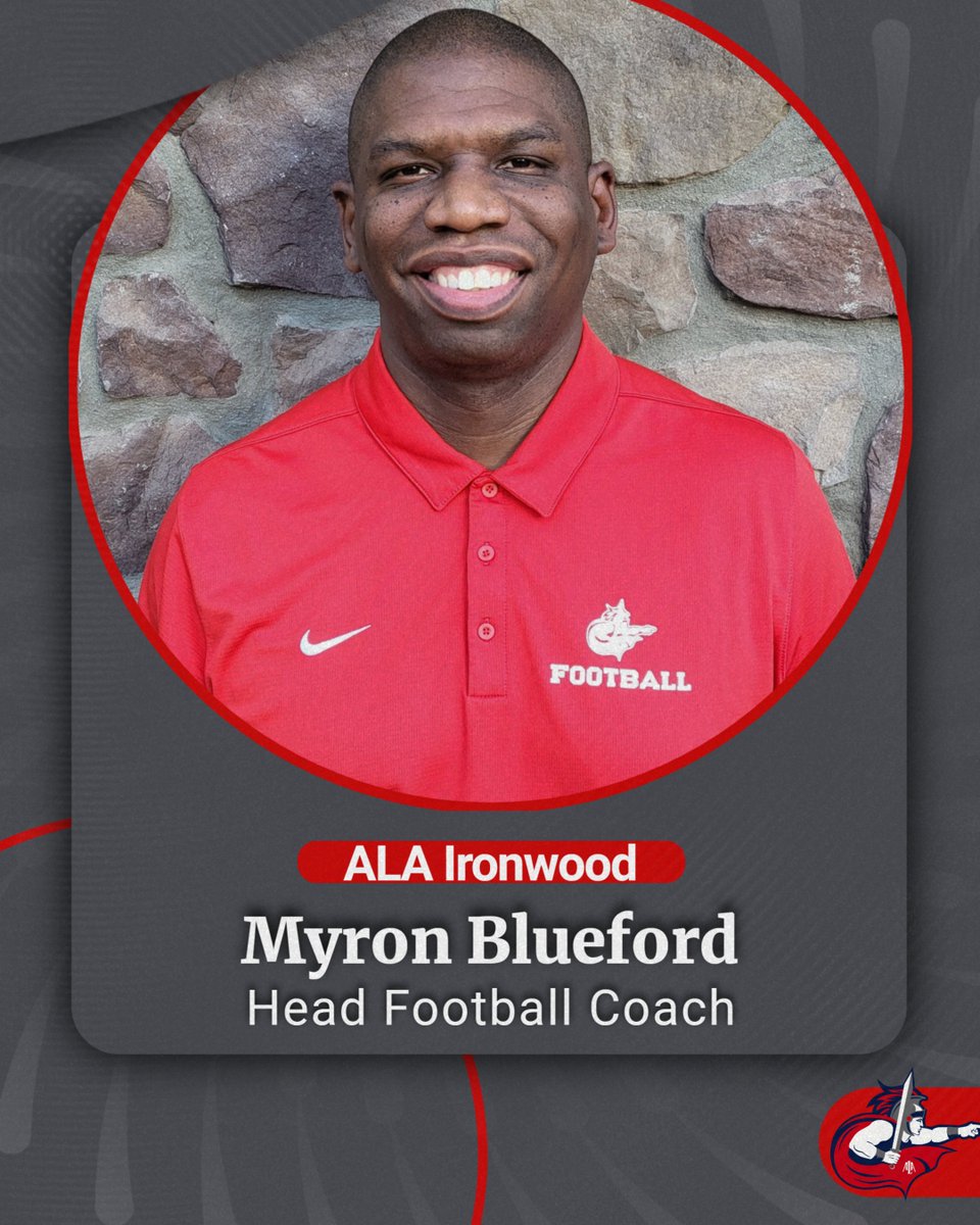 ALA-Ironwood Athletics (@alaiw_athletics) on Twitter photo We are excited to officially announce Myron Blueford as our next Head Football Coach! Coach Blue brings in a wealth of knowledge and coaching experience. Warrior Football will be in a great hands. #WeAreWarriors <a href="/azc_obert/">Richard Obert</a> <a href="/KevinMcCabe987/">Kevin McCabe</a> <a href="/PinalSports/">PinalCentral Sports</a> <a href="/AZSPORTSNETWORK/">azsportsnetwork</a> We are excited to officially announce Myron Blueford as our next Head Football Coach! Coach Blue brings in a wealth of knowledge and coaching experience. Warrior Football will be in a great hands. #WeAreWarriors <a href="/azc_obert/">Richard Obert</a> <a href="/KevinMcCabe987/">Kevin McCabe</a> <a href="/PinalSports/">PinalCentral Sports</a> <a href="/AZSPORTSNETWORK/">azsportsnetwork</a>