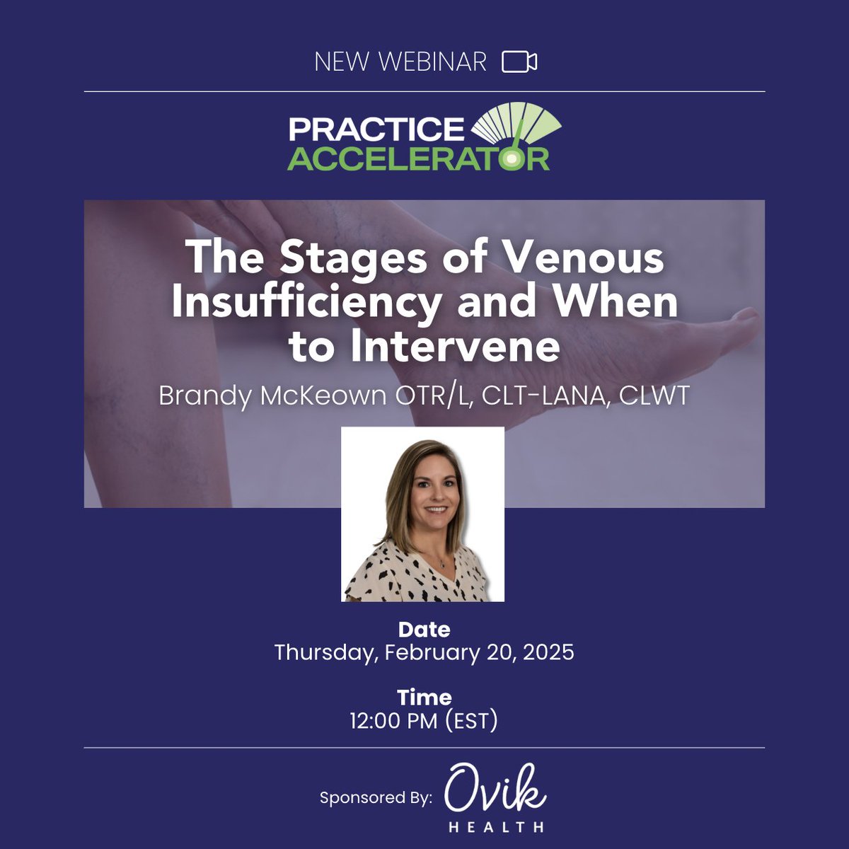 WoundSource's tweet image. 👉 Register now: okt.to/X5g6Cv

📢 Upcoming Webinar: The Stages of Venous Insufficiency and When to Intervene

Thank you to @OvikHealth for supporting this conversation!

#WoundCare #PracticeAccelerator #VenousLegUlcers #ChronicWounds #HealthcareEducation #WoundHealing