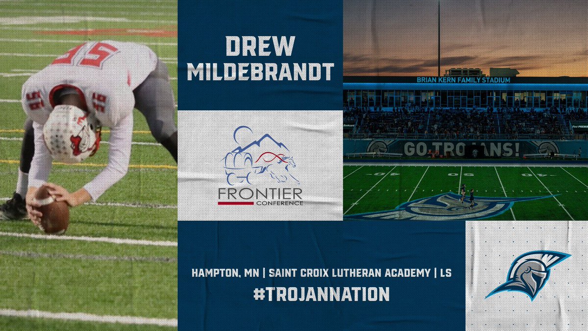 DSUFootball's tweet photo. Welcome to the family!
Drew Mildebrandt ( @MildebrandtDrew )
From: Hampton, MN
HS: Saint Croix Lutheran Academy 
LS | 6’4 | 185
Film: https://t.co/Keic0U8wVP https://t.co/SU9YHRAPmQ