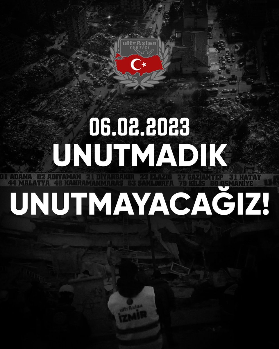uAYurtici's tweet photo. Asrın felaketinin ardından 2.yıl

Acımız diri, derin ve tarifsiz. 

6 Şubat Depremi’nde hayatını kaybeden vatandaşlarımızı rahmetle anıyoruz. 
UNUTMAYACAĞIZ! #6Şubat2023

#uAYurtiçi https://t.co/ndxymvyQ7s