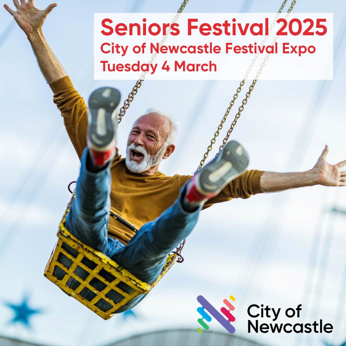 Join us at City Of Newcastle Seniors Expo – Time to Shine                                         
Tuesday 4 March
10AM - 1PM
McDonald Jones Stadium                           
Tuton Road Broadmeadow