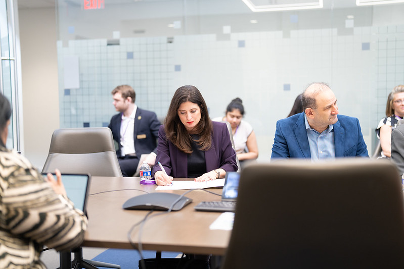 HCPrecinct4's tweet image. Investing in innovative healthcare solutions is key to improving access for all communities. Commissioner Lesley Briones met with @CMPlummer4 at the @TXMedCenter Innovation Factory to learn more about Smart Pods—mobile medical units designed to bring healthcare services to…