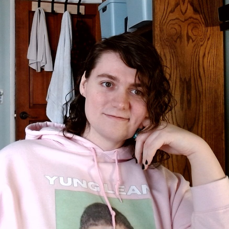 dankintyre's tweet photo. cvs finally restocked my vyvanse AND my hair is cooperative on a rainy day? such auspicious circumstances call for a grainy webcam picture from the inside of my closet. https://t.co/U1Q2CFjWoi