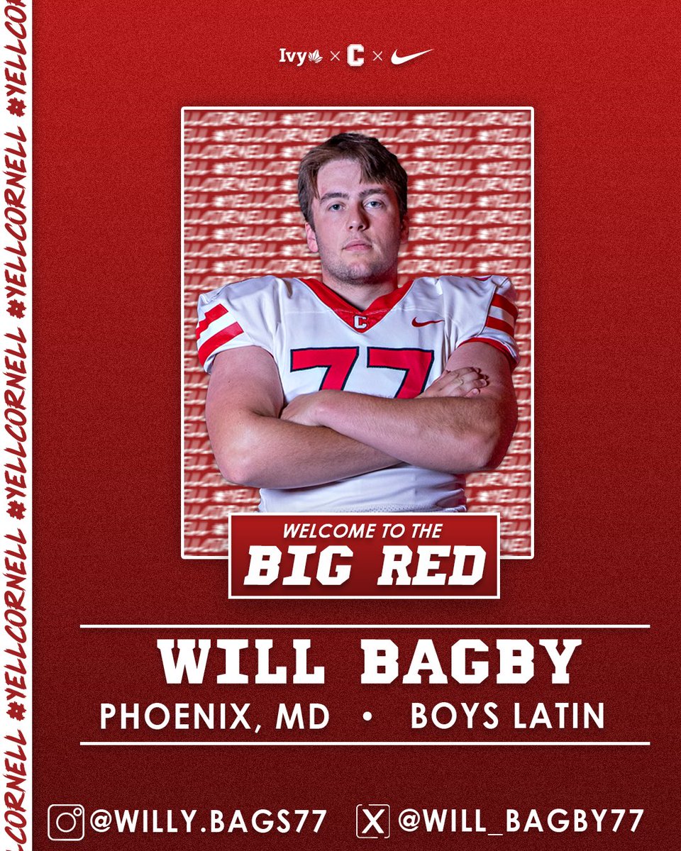 Getting a STUD up front 😤

Welcome home, <a href="/Will_Bagby77/">Will Bagby</a> 

#YellCornell